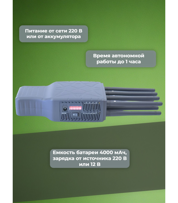 Подавитель сотовых телефонов "Беркут 8"