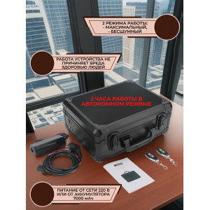 Подавитель микрофонов, подслушивающих устройств и диктофонов "BugHunter DAudio BDA-6"