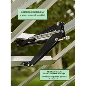 Термопривод для теплицы "Megavent STORM" 2 пружины