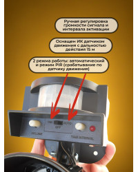 Отпугиватель птиц "ЭкоСнайпер LS-2001"
