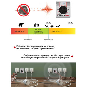 Отпугиватель грызунов "Град 506"