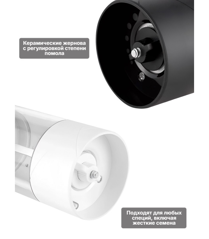 Набор мельниц для специй HuoHou Electric Grinder Rechargable HU0275 (аккумулятор)