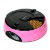 Автокормушка "Feed-Ex PF6 Pink"на 6 кормлений для кошек и мелких пород собак (розовая)