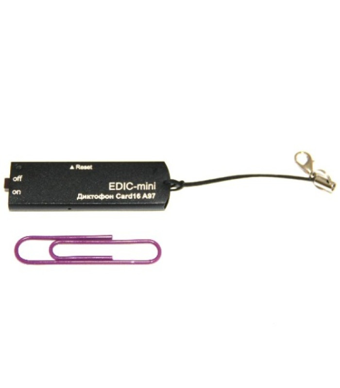 Диктофон цифровой Edic-mini Card16 A97