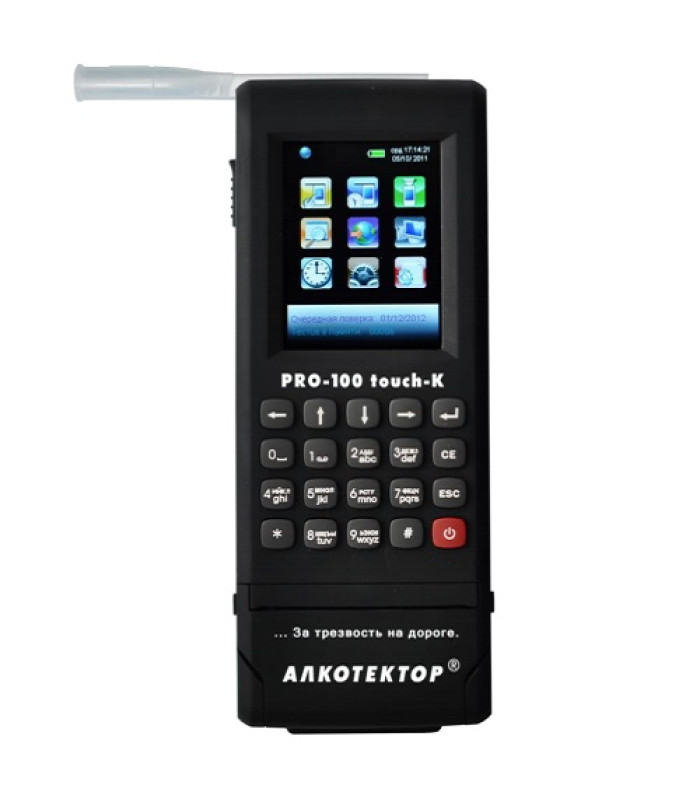 Профессиональный алкотестер "Алкотектор PRO-100 touch-К" с принтером
