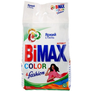 Стиральный порошок BiMax "Color&Fashion", 3 кг