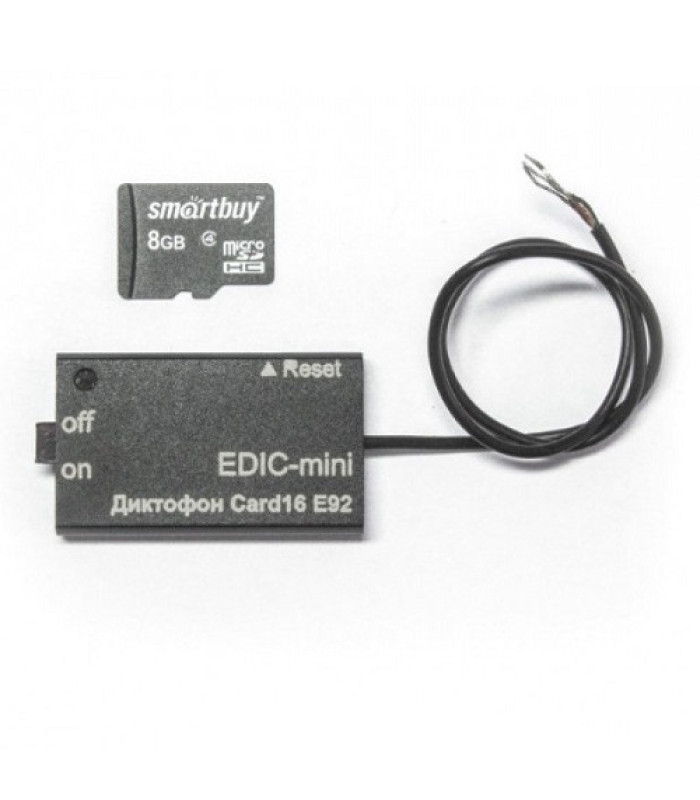 Цифровой диктофон EDIC-mini CARD16 E92
