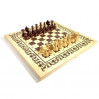 Шахматы три в одном лак (CHN414)