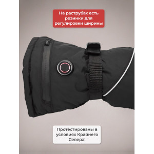 Перчатки сенсорные с регулируемым подогревом RedLaika Lux (3000 мАч, до 9 ч) черные, р.L