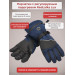 Перчатки сенсорные с регулируемым подогревом RedLaika Lux (3000 мАч, до 9 ч) синие, р.L
