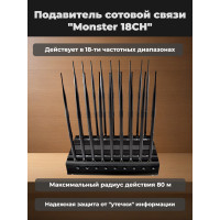 Подавитель сотовой связи "Monster 18CH"