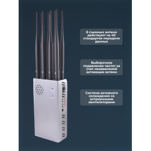 Подавитель сотовых телефонов "Терминатор-20G" (навигация)