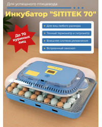 Полностью автоматический инкубатор "SITITEK 70"