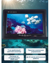 Видеокамера для рыбалки SITITEK FishCam-700, длина кабеля 30 м