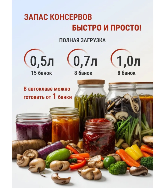 Автоклав Мастерская застолья 2.0 + самогонный аппарат Жара 20л, 2 в 1 (на пару и на воде)