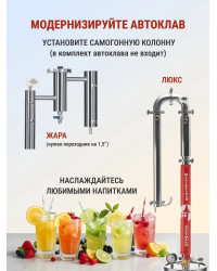 Автоклав Мастерская застолья 2.0 (на пару и на воде)