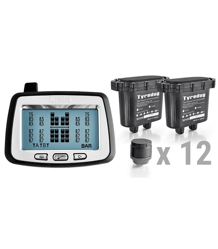 Датчики давления в шинах грузового автомобиля TPMS CRX-1012/W12.2 (комплект 12 внешних датчиков)