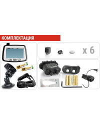 Датчики давления в шинах грузового автомобиля TPMS CRX-1012/W6 (комплект 6 внешних датчиков)