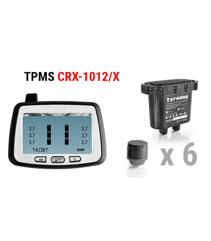 Датчики давления в шинах грузового автомобиля TPMS CRX-1012/W6 (комплект 6 внешних датчиков)