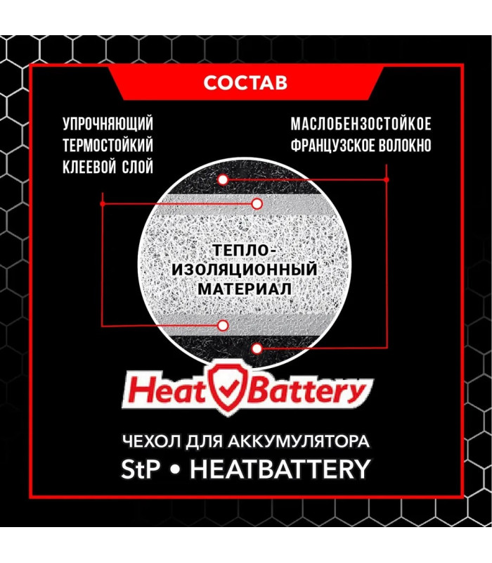 Чехол утеплитель для аккумулятора StP HeatBattery