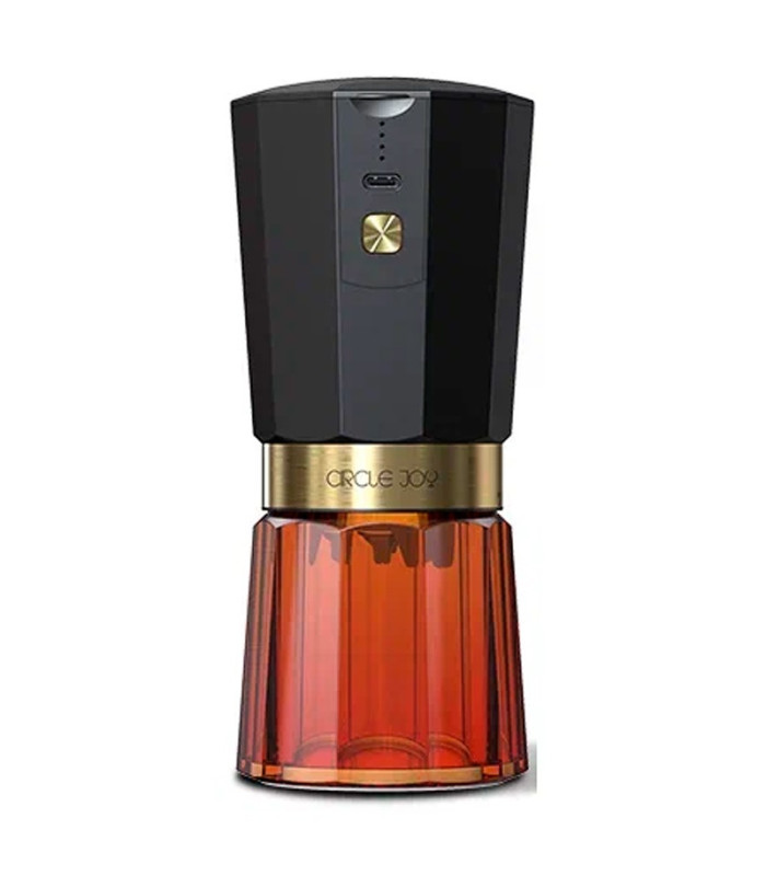 Портативная кофемолка Circle Joy Electric Coffee Grinder (CJ-EG05 Black-Amber RUS)