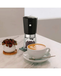 Портативная кофемолка Circle Joy Electric Coffee Grinder (CJ-EG05 Black-Silver RUS)