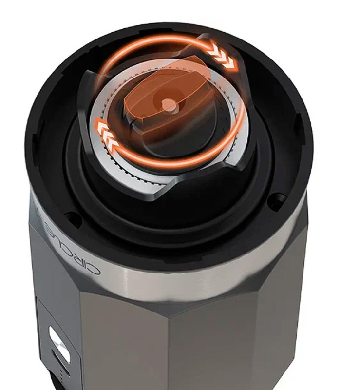 Портативная кофемолка Circle Joy Electric Coffee Grinder (CJ-EG05 Black-Silver RUS)