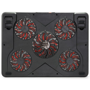 Охлаждающая подставка для ноутбука CROWN CMLS-130 Red, до 19"
