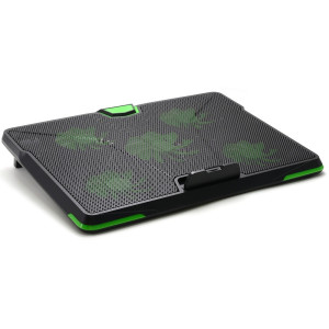Охлаждающая подставка для ноутбука CROWN CMLS-132 Green, до 19"