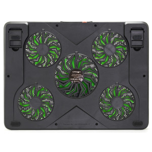 Охлаждающая подставка для ноутбука CROWN CMLS-132 Green, до 19"