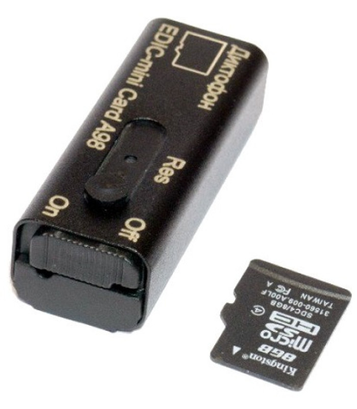 Диктофон цифровой Edic-mini CARD A98