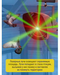 Лазерный отпугиватель птиц Коршун 700-М плюс