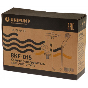 Водонагреватель проточного типа UNIPUMP BKF-015 кран+душ
