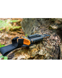 Нож для выживания Ganzo G8012-OR с огнивом и точилкой (оранжевый)
