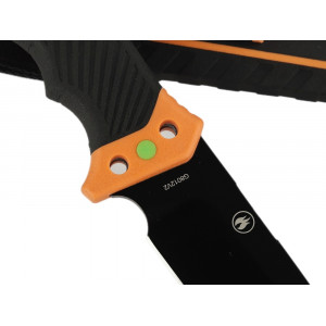 Нож для выживания Ganzo G8012V2-OR с паракордом (оранжевый)
