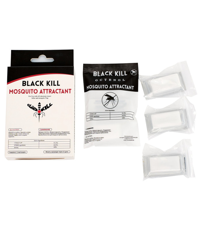 Приманка для комаров и мошки Octenol Black kill (3 шт.)