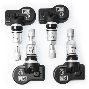 Система контроля давления и температуры в шинах ParkMaster TPMS 4-22 на солнечных батареях (4 внутренних датчика)
