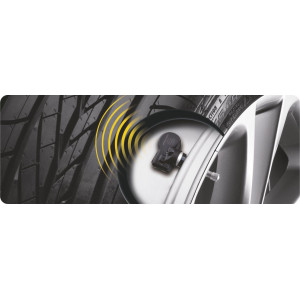 Система контроля давления и температуры в шинах ParkMaster TPMS 4-22 на солнечных батареях (4 внутренних датчика)