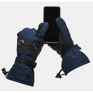 Сенсорные рукавицы с подогревом RedLaika RL-R-06 трёхпалые, Akk, 2800 мАч, до 9 ч., синие (р.L)