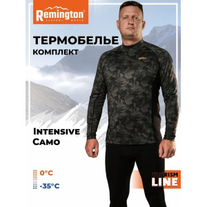 Термобелье Remington Intensive Camo чёрное (S)