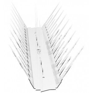 Пластиковые противоприсадные шипы от птиц "SITITEK Барьер 3П" (30 см, 40 шипов, 3 ряда) для самостоятельной сборки