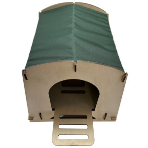 Гнездо для кур-несушек с яйцесборником "SITITEK Наседка" (зеленый)