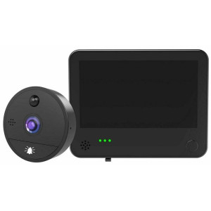 Беспроводной видеоглазок TUYA Wi-Fi "HDcom DW8-Tuya" с записью и датчиком движения
