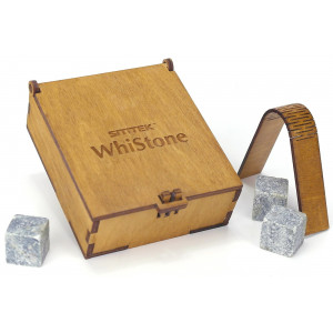 Камни для виски "WhiStone M" (набор из 12 камней со щипцами)
