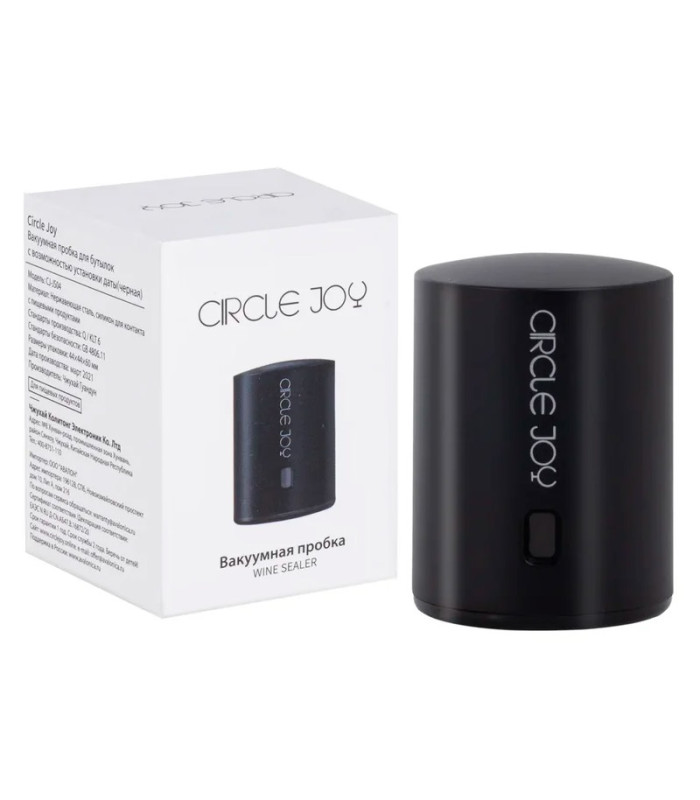 Вакуумная пробка для бутылок c возможностью установки даты Xiaomi Circle Joy Wine sealer CJ-JS04 RUS