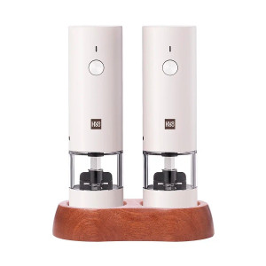 Набор мини-мельниц для специй Xiaomi HuoHou Electric Mini Grinder Rechargable HU0278 RUS с аккумулятором и деревянной подставкой