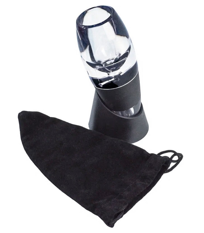 Аэратор для вина Kitchen Joy Wine Aerator KJ-VT01L Black с подставкой и светодиодной подcветкой