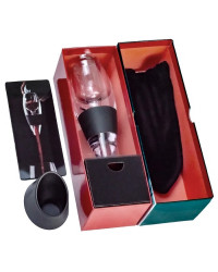 Аэратор для вина Kitchen Joy Wine Aerator KJ-VT01L Black с подставкой и светодиодной подcветкой