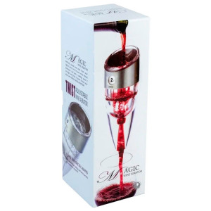 Аэратор для вина Kitchen Joy Wine Aerator KJ-VT01SS Silver с подставкой и настраиваемой скоростью розлива