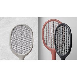 Мухобойка электрическая 2 в 1 Xiaomi SOLOVE Electric Mosquito Swatter (P1 Grey RUS) с режимом электрической ловушки